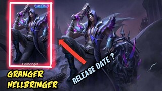 Upcoming Granger Hellbringer skin || Granger new special skin release date Mobile Legends || MLBB