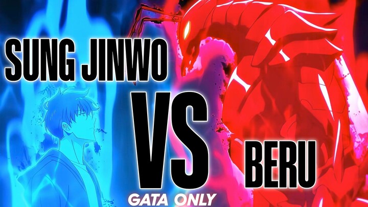 SUNG JINWOO VS BERUU_GATA ONLY [AMV/EDIT]
