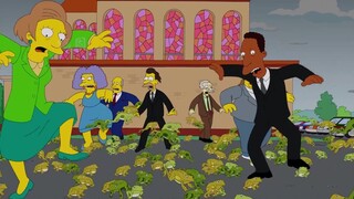 The Simpsons: A caterpillar crisis breaks out in the town, taking over the entire town of Springfiel