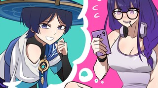 【原神恶搞】影太太当年造国崩时有没有装XX?