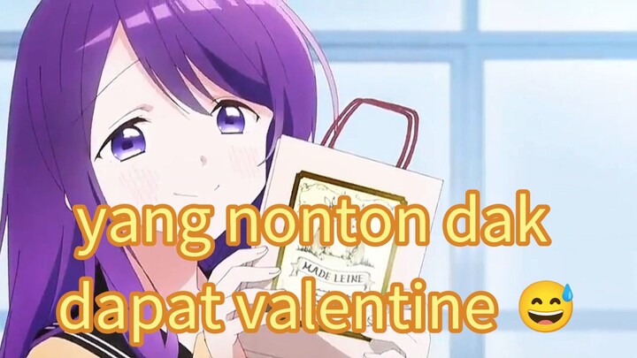 dikasih coklat valentine sama pacar