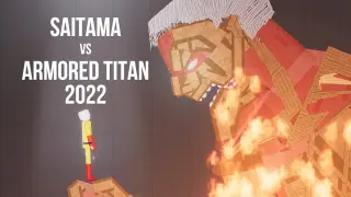 SAITAMA vs Armored Titan 2022 - People Playground 1.22.3