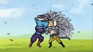 Diamond Piccolo vs. GT Goku.