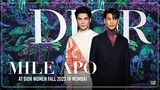 BE ON CLOUD |  MILE APO at Dior Women Fall 2023 in Mumbai