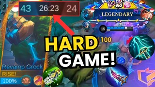 GROCK JUNGLER REVAMP TERLALU OVERPOWER?!|mobile legends gameplay