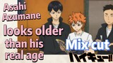 [Haikyuu!!]  Mix cut | Asahi Azumane looks older than his real age