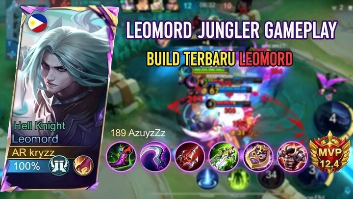 LEOMORD JUNGLE 2026! 🎯 BUILD TERBARU + GAMEPLAY SAKIT 🔥 100% WIN RATE & MVP 12.4!