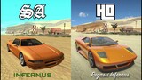 GTA San Andreas - HD Universe GTA Vehicles [Sports Cars & Sedans] Comparison