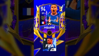 TODAS LAS CARTAS TOTY DE MBAPPE EN LA HISTORIA DE FC MOBILE #shorts