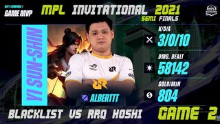 [TAGALOG] BLACKLIST VS RRQ HOSHI GAME 2 | MPL INVITATIONAL | D5 | SEMI FINALS | MPLI