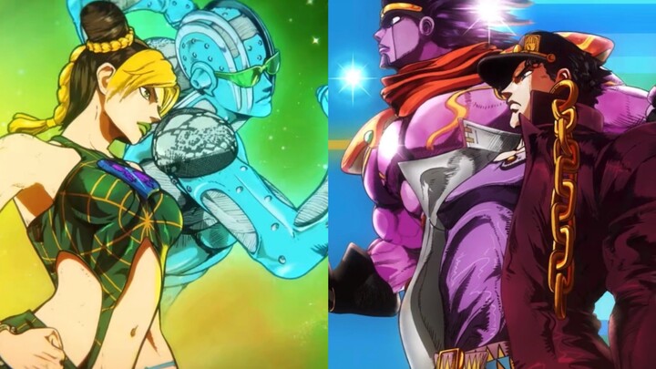 Comparing the OP of JOJO Season 6 "Sea of Stone" and the OP of Season 3, what is the result? ! ? ! ?