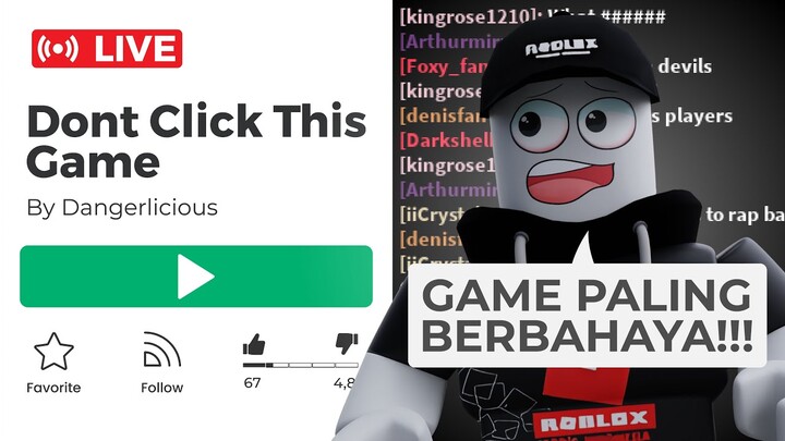 (LIVE) MENCARI GAME YANG DIL#RANG OLEH ROBLOX!!! SUTT......