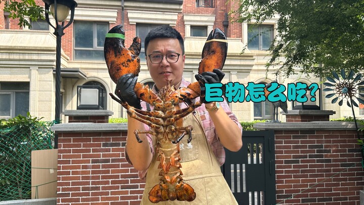 Nasi dengan topping udang karang yang sederhana dan tidak berlebihan