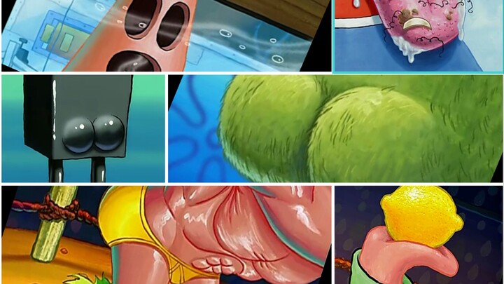 Koleksi besar semua close-up dunia bawah s1-s9 di SpongeBob SquarePants "Layar sempit 4:3 tanpa pemb