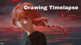 Makima🥀 | Chainsaw Man Fanart | Drawing Timelapse