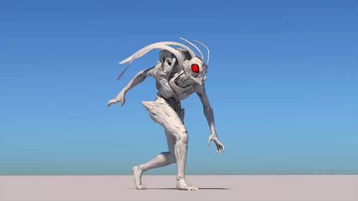 Game animation creature action test, foreign animator works 01