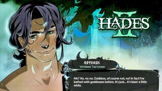 Melinoe has a bath with Odysseus - Hades 2