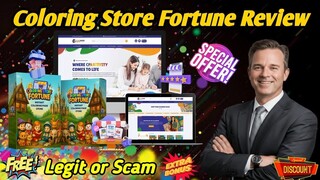 Coloring Store Fortune Review: Start Earning with No Design or Tech Skills Needed