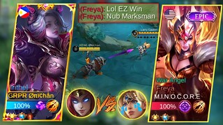 TOP GLOBAL IRITHEL VS TOP GLOBAL FREYA WHO WILL WIN? | MLBB