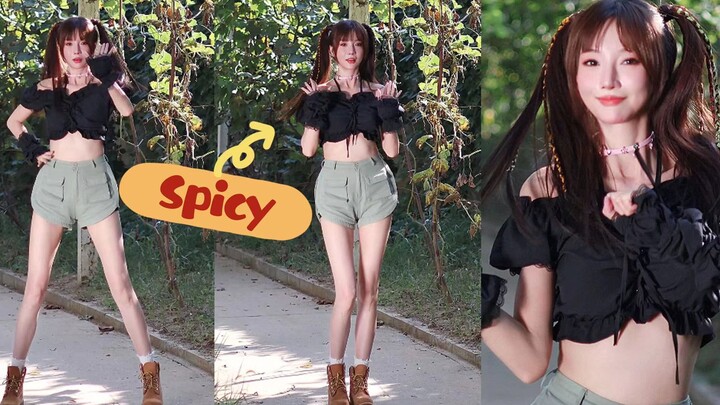 【Zheng Yawen】Spicy dance cover—Today's spicy vibes are right in the melon field~