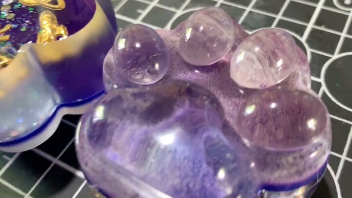 【Epoxy Cat's Paw】Starry Sky Cat's Paw Production Process Blending