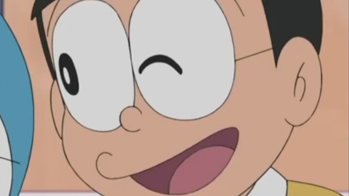 nobita mengajak kesepakatan kepada doraemon