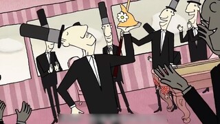 Untuk melarikan diri, orang kaya itu menyuruh orang miskin itu menanggalkan pakaiannya.