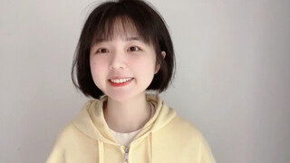 Pertama kali menyanyikan lagu bahasa Kanton (●'◡'●)