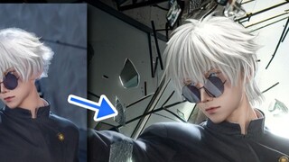 Gojo Satoru cosplay later stage, teach you how to quickly restore the original character