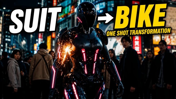 Exosuit Turns Into Motorcycle?! Crowd SHOCKED 😱