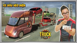 Truck Simulator 18 #4 - Vận Chuyển Xe Hơi Bằng Đầu Kéo Tesla Semi Chạy Bằng Điện