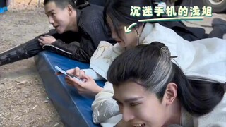 云之羽片场小花絮，伤筋动骨是真的 "云之羽 "云之羽虞书欣张凌赫卢昱晓丞磊