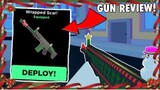 Wrapped Scar Gun *Review* ! RAREST GUN? | Big Paintball (ROBLOX)