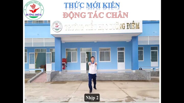 Động tác chân và động tác lưng bụng, bài thể dục phát triển chung lớp 4