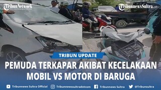 Kecelakaan Mobil vs Motor di Jalan Boulevard Baruga Kendari Sulawesi Tenggara, Kondisi Kendaraan