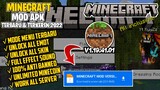 Minecraft mod apk terbaru 2022 || Unlock All skin Keren || Mode god