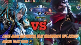 Cara Main Haya kalaw Musuh Tipe Rusuh🥷Langsung Triple Kill Di Menit Satu🔥