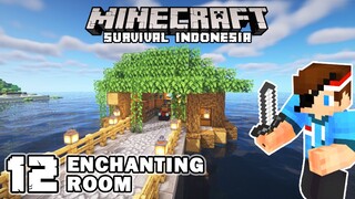 MEMBUAT ENCHANTING ROOM DI TENGAH LAUTAN SAMUDERA !!🔥🔥 - Minecraft Survival Indonesia (Ep.12)