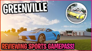 Greenville Sports Gamepass REVIEW! || Greenville ROBLOX