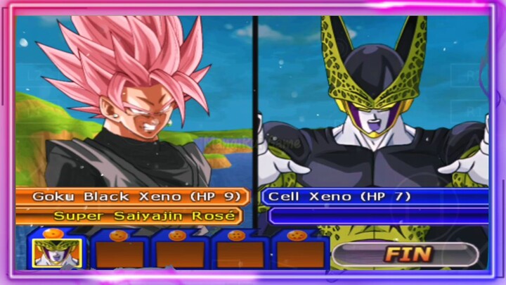 Black Goku SSJ Rose VS Cell Xeno - DB MOD ANDROID GAMEPLAY