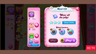 CANDY CRUSH SAGA LEVEL 443 (NEW VERSION)