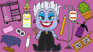 The Little Mermaid Villain Ursula Berubah [Bini Stop Motion Animation]