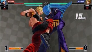 KOF15　チャンピオンvsチャンピオン　ブルーマリー２０HITクライマックスコンボ　ここからの展開がヤバイ…