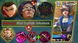 HOW TO DEAL AGAINST 500 STACK MYTHICAL IMMORTAL ALDOUS?! | DYRROTH LIFESTEAL 1 SHOT BEST BUILD MLBB