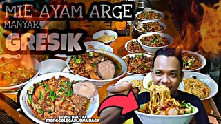 MANTAP !!! MIE AYAM SOLO CAK ARGE MANYAR // PORSI BRUTAL FULL TOPPING - kuliner gresik