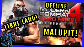 MODERN COMBAT 4: ZERO HOUR MELTDOWN Highly Compressed | Tagalog Gameplay | Download for Android