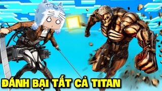 MINI GAME: NGƯỜI MẠNH NHẤT TRONG ĐẠI CHIẾN TITAN ANIME KHỔNG LỒ TRONG GARENA BLOCKMAN GO