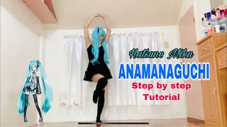 Miku | ANAMANAGUCHI | Dance Tutorial (Mirrored + Step by step explanation)