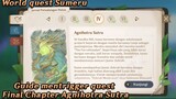 Genshin Impact : Guide mentrigger final quest Agnihotra Sutra (Aranara Quest)