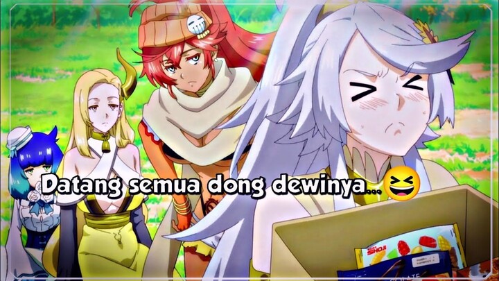 Ketika lu lagi berdoa kepada dewi, Tapi tiba tiba dewi semua dateng